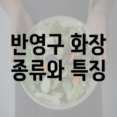 반영구 화장 종류와 특징