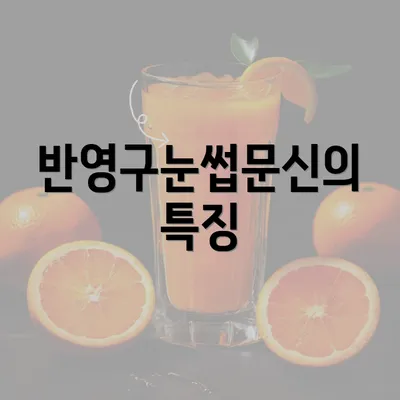 반영구눈썹문신의 특징