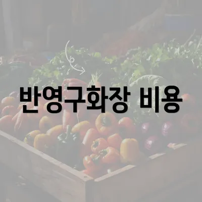 반영구화장 비용