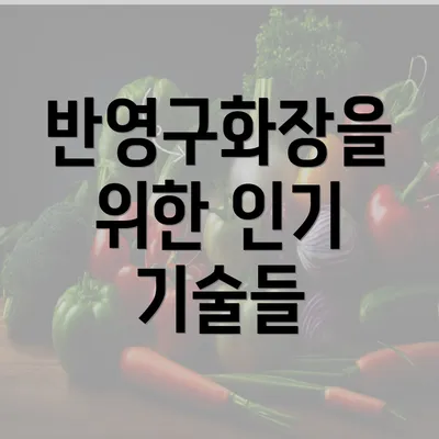 반영구화장을 위한 인기 기술들