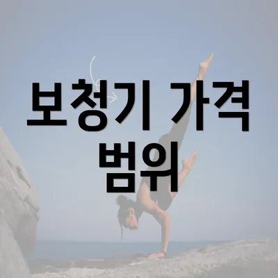 보청기 가격 범위