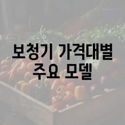 보청기 가격대별 주요 모델