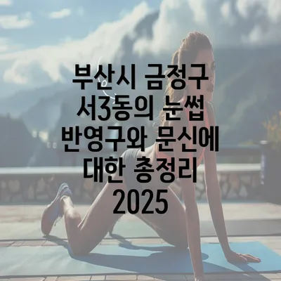 부산시 금정구 서3동의 눈썹 반영구와 문신에 대한 총정리 2025