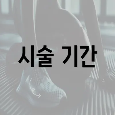 시술 기간