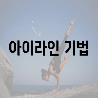 아이라인 기법