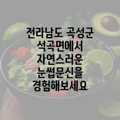 전라남도 곡성군 석곡면에서 자연스러운 눈썹문신을 경험해보세요