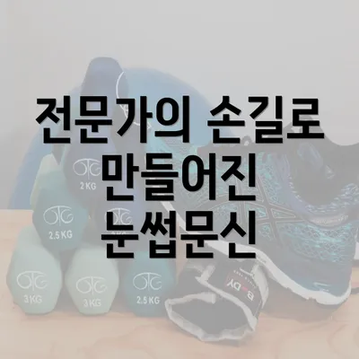 전문가의 손길로 만들어진 눈썹문신