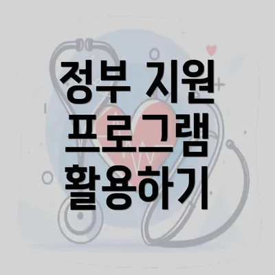 정부 지원 프로그램 활용하기