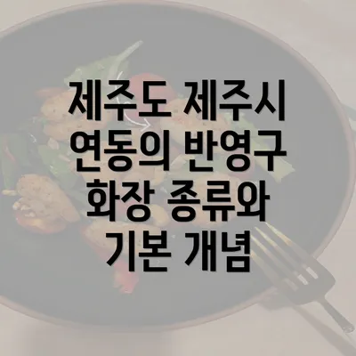 제주도 제주시 연동의 반영구 화장 종류와 기본 개념