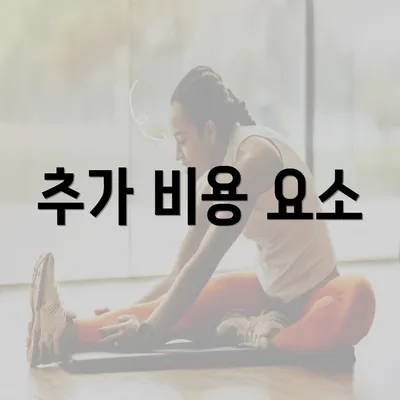 추가 비용 요소