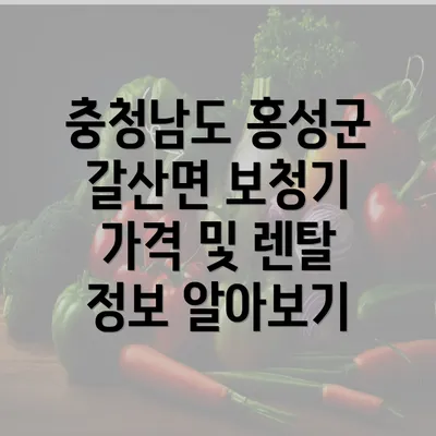 충청남도 홍성군 갈산면 보청기 가격 비교 및 분석