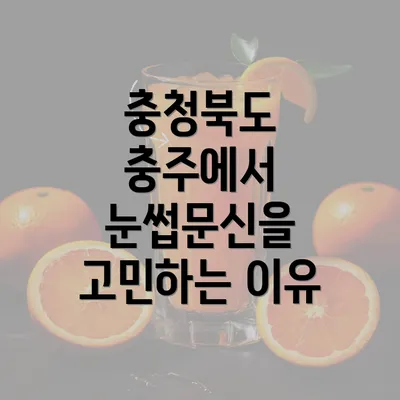 충청북도 충주에서 눈썹문신을 고민하는 이유