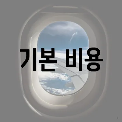 기본 비용