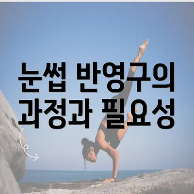 눈썹 반영구의 과정과 필요성