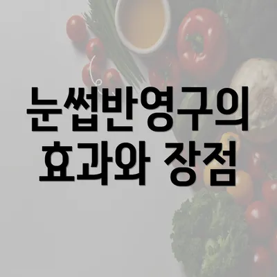 눈썹반영구의 효과와 장점