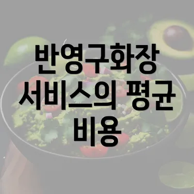 반영구화장 서비스의 평균 비용