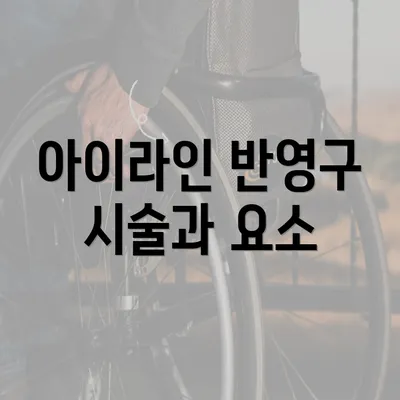 아이라인 반영구 시술과 요소