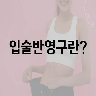 입술반영구란?