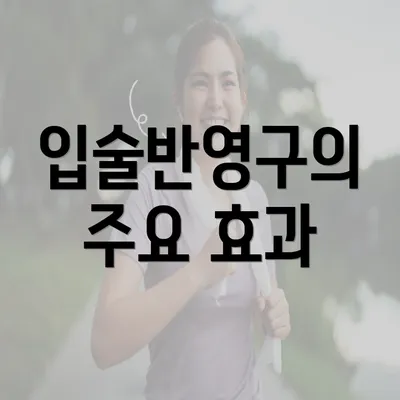 입술반영구의 주요 효과