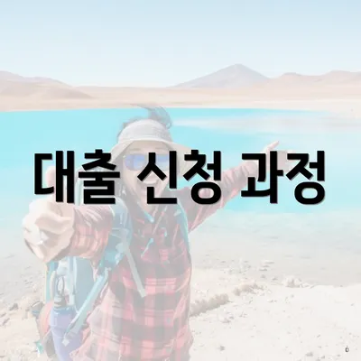 대출 신청 과정