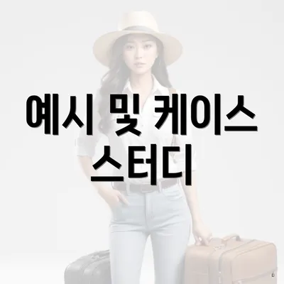 예시 및 케이스 스터디