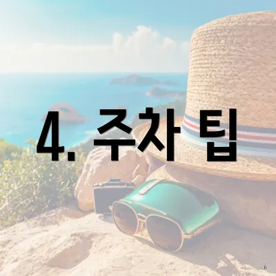 4. 주차 팁