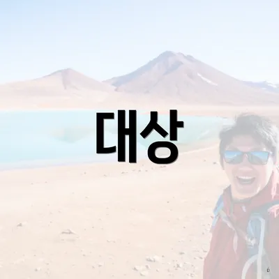 대상