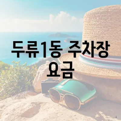 두류1동 주차장 요금