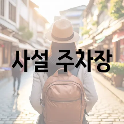 사설 주차장