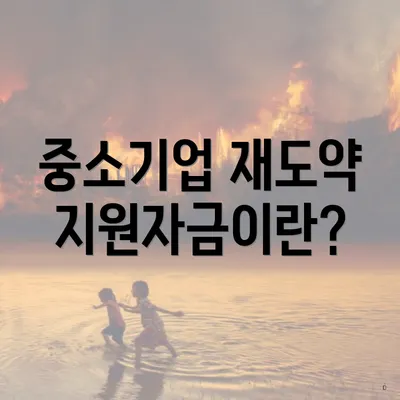 중소기업 재도약지원자금이란?