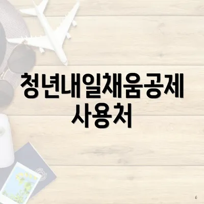 청년내일채움공제 사용처