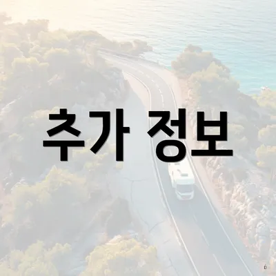 추가 정보