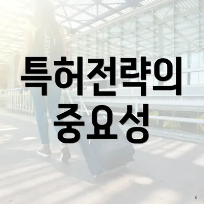 특허전략의 중요성